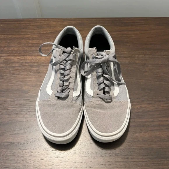 Grey Old Skool Vans - Picture 2 of 4